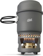 Esbit&#39;S 5-Piece Lightweight Trekking Cook Set With Brass Alcohol Burner Stove Is - £53.47 GBP