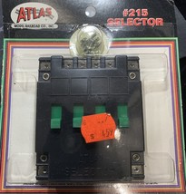Atlas #215 Selector with 4 control switches,  works with HO, N &amp; O 4 you... - $292.53 MXN