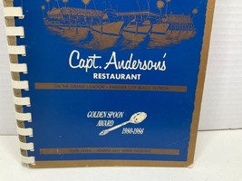 Secrets from the Kitchen Capt. Andersons&#39;s Florida Restaurant Cookbook 1987 - £11.81 GBP