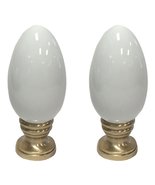 Royal Designs, Inc. Ceramic Egg Shaped White Lamp Finial for Lamp Shade,... - $27.67+