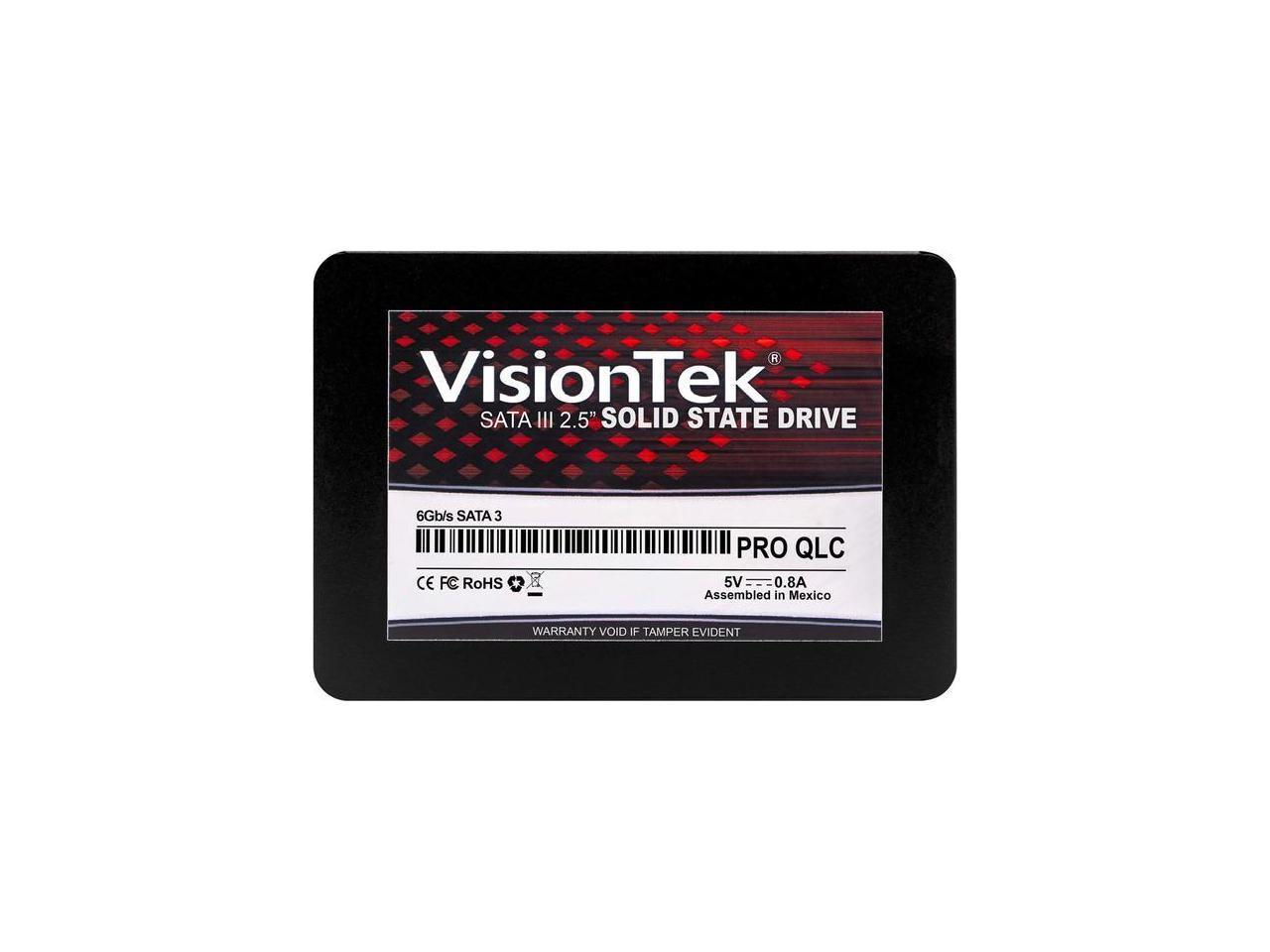VisionTek Pro 2.5" 250GB SATA III 3D QLC Internal Solid State Drive (SSD) 901367 - £80.20 GBP