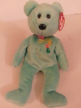 Ty Beanie Babies Ariel the Bear Lt. Green 8&quot; Tall Retired Mint With All ... - £11.95 GBP