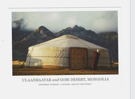 Postcard Tsc World Travel Ulaanbaatar Gobi Desert Mongolia - £5.33 GBP