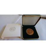 1973 RICHARD M. NIXON PRESIDENTIAL INAUGURAL COPPER  COIN MEDAL  WITH BOX - £27.37 GBP