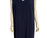 NWT Ivy Road Navy Blue V Neck Sleeveless Knit A Line Dress Size 3X - $34.19