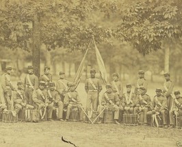 8th New York State Militia Drums Corps Arlington Va 1861 8x10 US Civil War Photo - £6.93 GBP