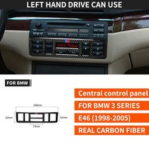 For  E46 1998-2004 3 Series   Interior  Stickers Central Control CD Panel Gear C - £63.05 GBP