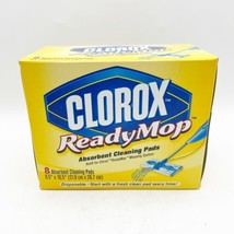1 Pack Clorox Ready Mop Absorbent Cleaning Pads 8.5 x 10.5 inches 8 Tota... - £11.91 GBP