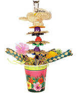 Happy Beaks Tropical Punch Cocktail Bird Toy for Interactive Avian Fun - £11.72 GBP+