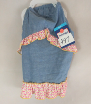 NWT Top Paw Blue Ruffle Dress Dog Size Small - $8.06 CAD