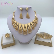 Nigeria Retro Style Necklace Bracelet Memorial Day Party Elegant Women Earrings  - £20.03 GBP