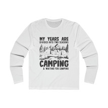 Camping Design Men&#39;s Slim Fit Long Sleeve Crew Tee - £28.36 GBP+