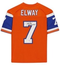 JOHN ELWAY Autographed &quot;Captain Comeback&quot; Broncos M&amp;N Throwback Jersey F... - £542.01 GBP