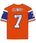 JOHN ELWAY Autographed &quot;Captain Comeback&quot; Broncos M&amp;N Throwback Jersey F... - £542.01 GBP