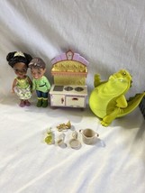 Disney Animators’ Collection Tiana mini doll play set princess frog Louis - £34.93 GBP