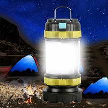 Searchlight Portable Emergency LED Flashlight Camping Lantern Rechargeable Torch - £27.39 GBP