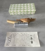 Bamboo Japanese Little Bird Flute Whistle, W/packaging &amp; Instructions, V... - £23.20 GBP