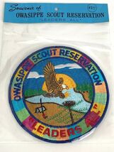 NEW Vintage Boy Scouts OWASIPPE SCOUT RESERVATION Leaders All 6" Uniform... - $12.82