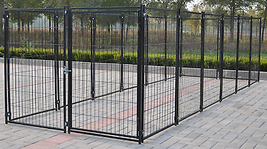 Omitree 9 x 9 x 3.93 ft Modular Dog Exercise Fence Barrier Pet Cat Run New Pen - £387.65 GBP