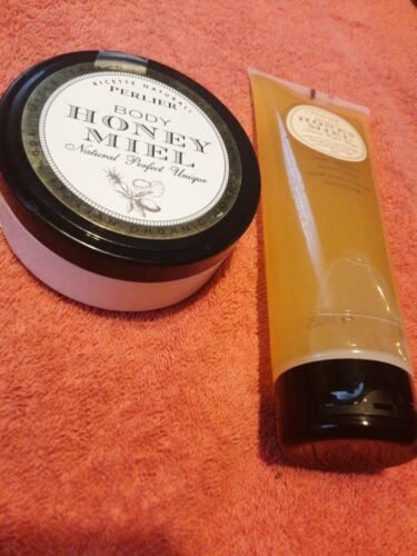 Perlier Honey Raw Sugar Body Melt w/ Mango & Coconut Oil 6.7oz & MIEL BODY CREAM - $27.09