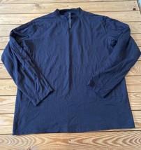 Lululemon Men’s Mock Neck Long sleeve shirt size XL Black T1 - £27.94 GBP