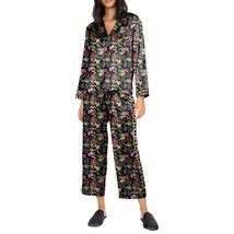 Generation Love Odessa Mixed Print Satin Pajama Set Floral Size Small New - £76.73 GBP