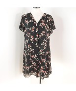 The Limited Women&#39;s L Floral Semi-Sheer Button-Up Dressy Skort Romper - £17.94 GBP