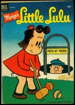 Marge&#39;s Little Lulu #63 1953- Dell humor Golden Age- Croquet cover VG/FN - $40.74