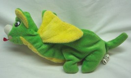 Vintage Imperial Toy Funny Green Dragon B EAN Bag 9&quot; Stuffed Animal Toy - £14.72 GBP