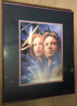 The X-Files Legends Art Print ~ Framed ~ Fox Mulder &amp; Dana Scully / Wate... - £78.44 GBP
