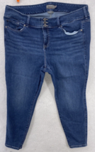 Torrid Jeans Womens Size 22 S Plus Blue Denim Jegging Super Soft Hi-Rise Pants - £15.81 GBP