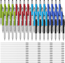 48 Pcs Multi Tool Ballpoint Pen 6 in 1 Pen for Men Dad Multi Function Screwdrive - $47.67