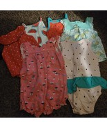 Lot Of 6  6 Month One Piece Summer Outfit - £7.09 GBP