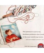 1958 Gulf Gasoline And Oil Corporation Advertisement Automobilia Kite DW... - $41.11 CAD