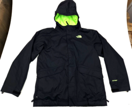 THE NORTH FACE HYVENT Boy&#39;s hooded windbreaker jacket Size L 14 - 16 Black - £23.55 GBP