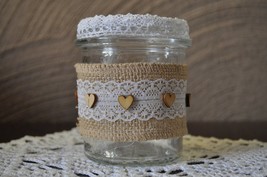 Jar, candle holder Crocus 3 for the wedding table from Rustic Art. - £6.07 GBP