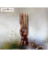 Buddha Hand in Teak Wood - Indonesian Crafts - $1,483.32 MXN