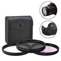 58Mm 3 Piece Hd Lens Filter Kit For Canon 18-55Mm, 75-300Mm, 70-300Mm, 55-250Mm - £14.38 GBP