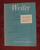 THE WRITER magazine December 1952 Phyllis Lee Peterson James E. Cronin - £6.76 GBP