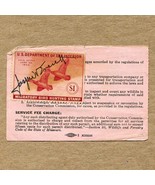 Migratory Bird Hunting Stamp 1943 $1 Sc. #RW10 Wood Ducks in Flight MO Permit