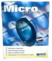 WIRELESS MICRO MOUSE OPTICAL MODEL PD750P (RF WIRESS CONNECTIVITY) w/5-B... - $7.82