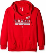 NHL Detroit Red Wings Hockey Women&#39;s Plus Size 1X Pullover Hoodie Sports Apparel - £26.98 GBP
