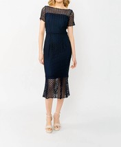 Joseph Ribkoff guipure lace dress in Navy - size 12 - £156.22 GBP