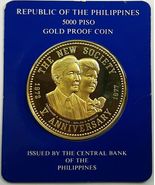 1977 Philippines 5000 Piso Gold Coin Ferdinand Marcos Imelda 69.5gms - $6,900.10