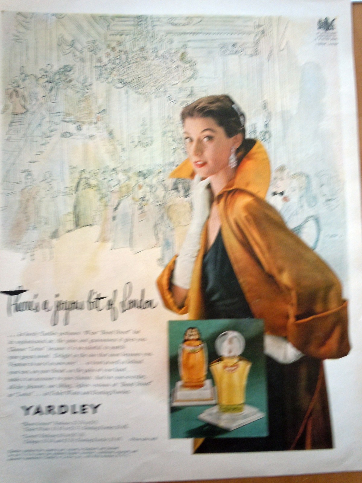 Yardley There’s A Joyous Bit of London Print Magazine Advertisement 1950 - $5.99