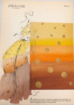 L’officiel De La Couleur Des Industries De La Mode No. 16 Hiver 1952 Pla... - $75.19