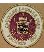 Cadillac LaSalle Club Founded 1958 embroidered sew on patch - £111.12 GBP