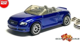 Htf Keychain Blue Audi Tt Roadster Convertible Custom Ltd Edition Great Gift - $33.98