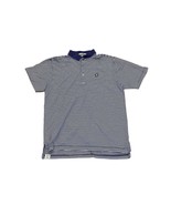 Peter Millar Men&#39;s Striped Golf Polo Shirt Purple White Size Medium - $20.56 CAD