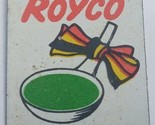 Pubblicità Vintage da Uomo Cappello Bastone Pin - Royco da Zuppa Belga B... - $11.23
